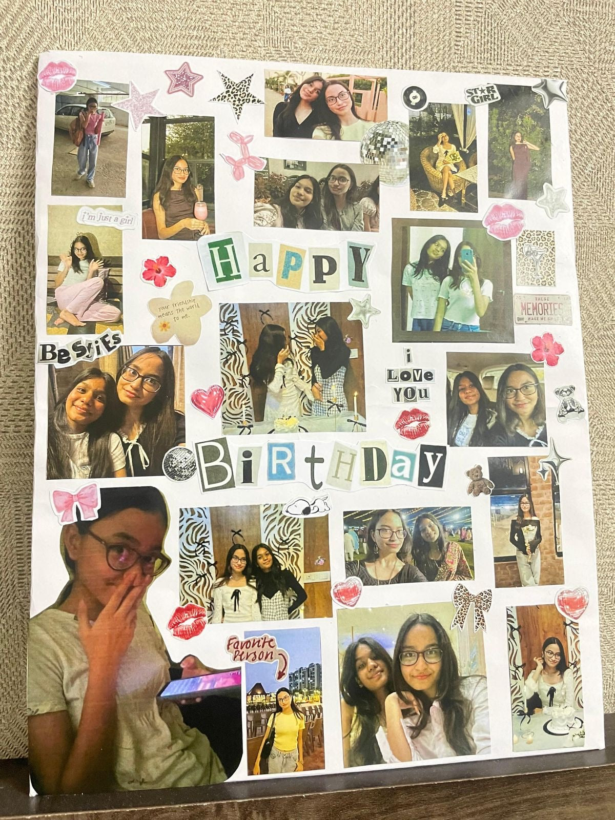 Birthday Customisable Card | 12x18 inch | Vintage Card for Birthday